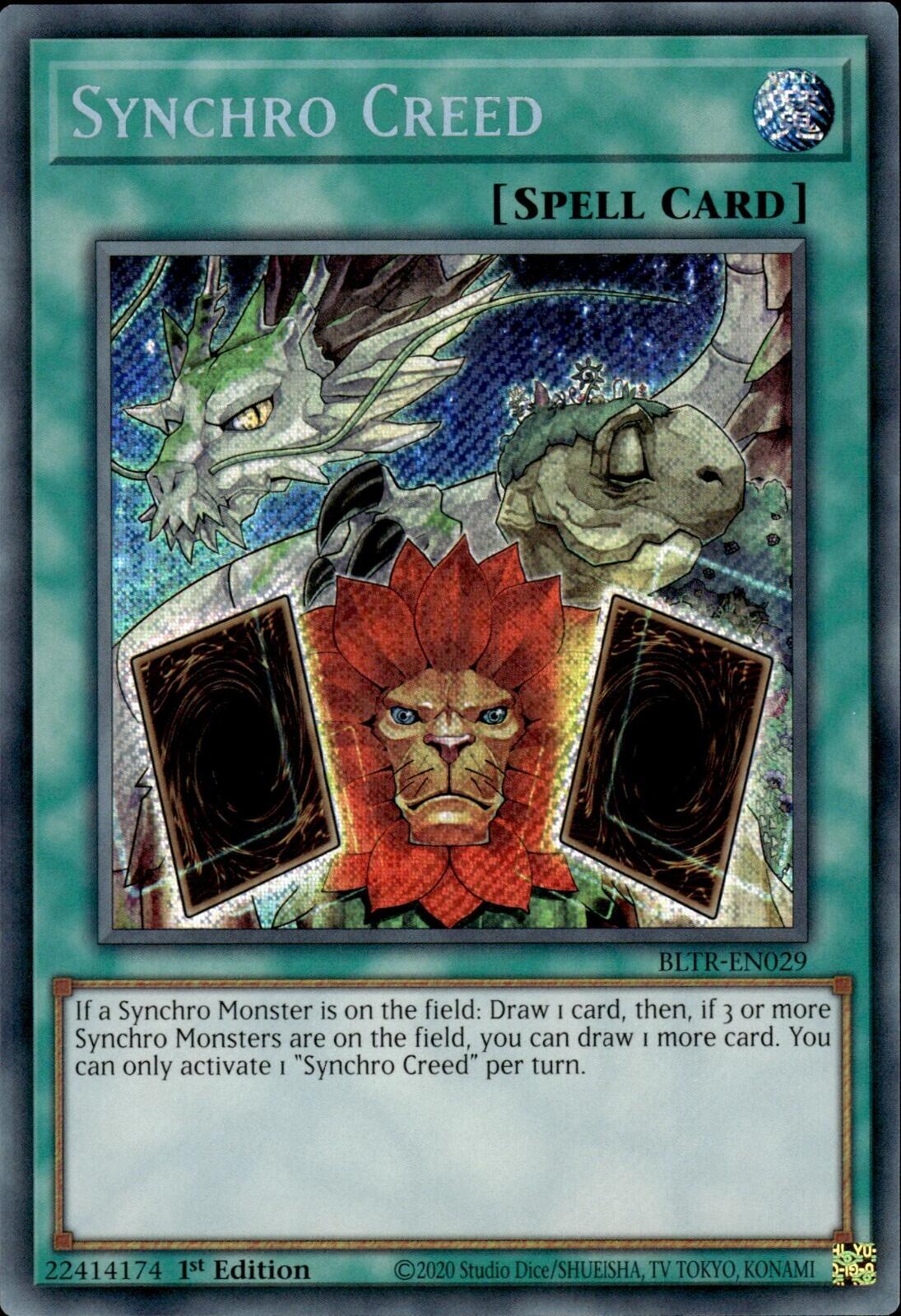 Synchro Creed [BLTR-EN029] Secret Rare | Exor Games Dartmouth