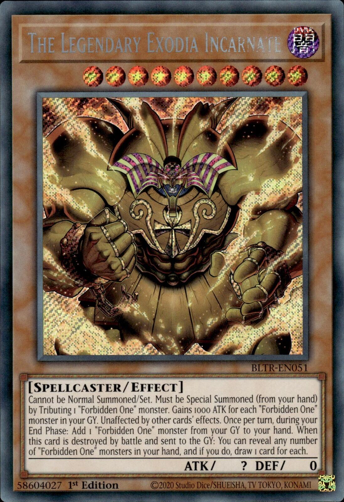 The Legendary Exodia Incarnate [BLTR-EN051] Secret Rare | Exor Games Dartmouth