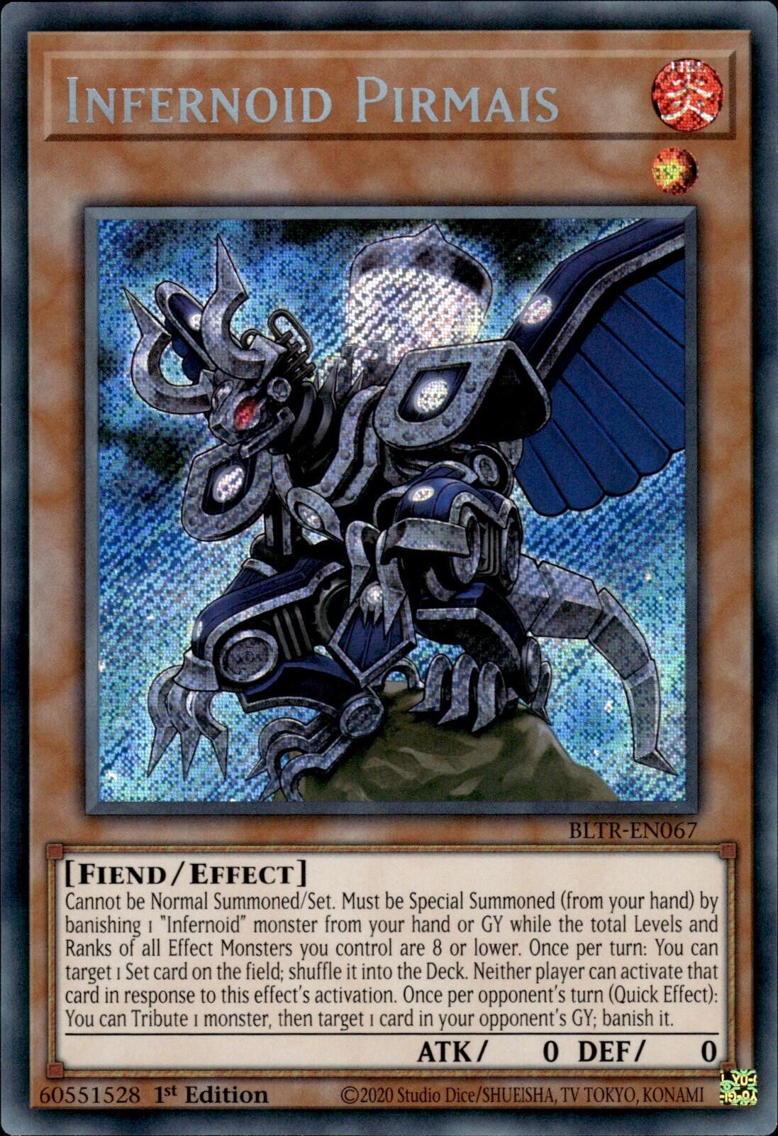 Infernoid Pirmais [BLTR-EN067] Secret Rare | Exor Games Dartmouth