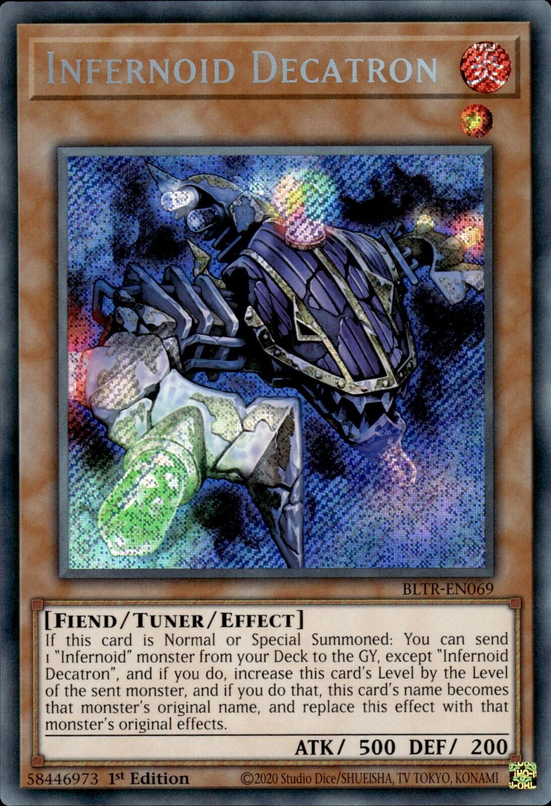 Infernoid Decatron [BLTR-EN069] Secret Rare | Exor Games Dartmouth