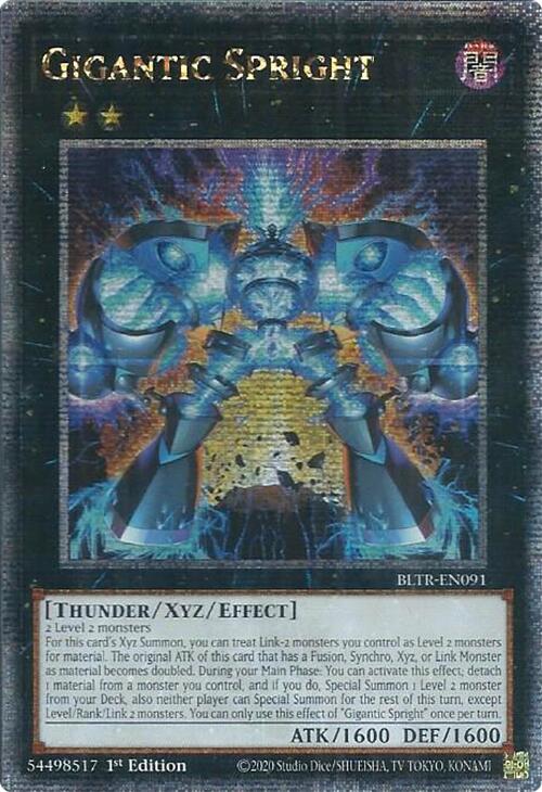 Gigantic Spright (Quarter Century Secret Rare) [BLTR-EN091] Quarter Century Secret Rare | Exor Games Dartmouth
