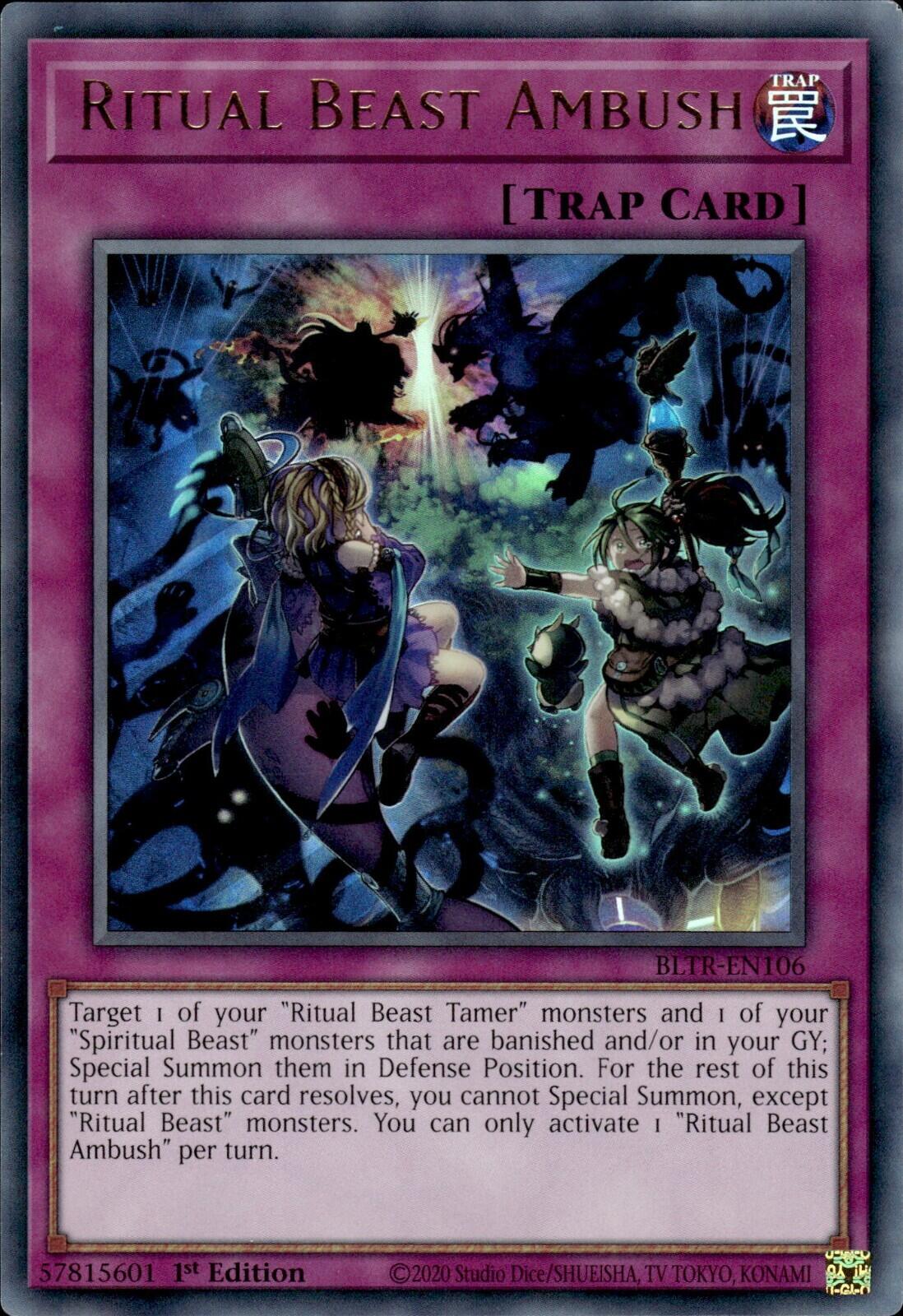 Ritual Beast Ambush [BLTR-EN106] Ultra Rare | Exor Games Dartmouth