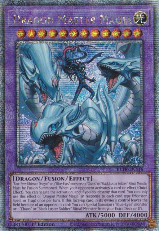 Dragon Master Magia (Quarter Century Secret Rare) [BLTR-EN118] Quarter Century Secret Rare | Exor Games Dartmouth