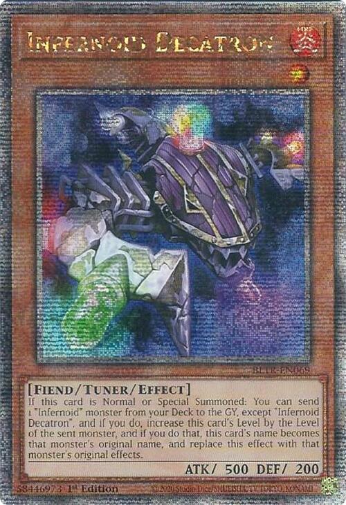 Infernoid Decatron (Quarter Century Secret Rare) [BLTR-EN069] Quarter Century Secret Rare | Exor Games Dartmouth