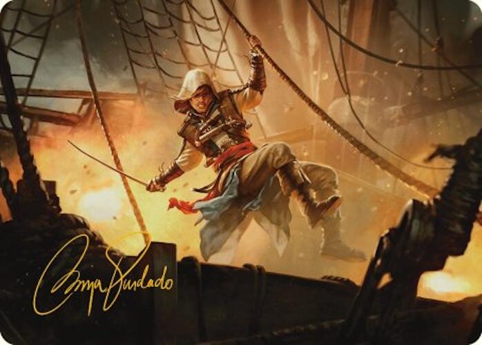 Edward Kenway Art Card (Gold-Stamped Signature) [Assassin's Creed Art Series] | Exor Games Dartmouth