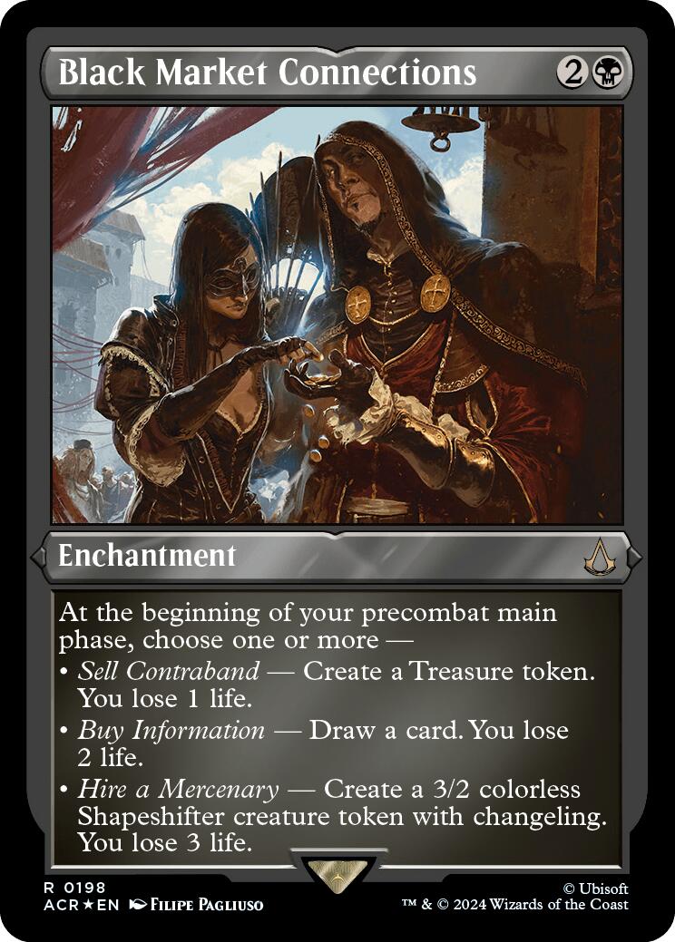Black Market Connections (Foil Etched) [Assassin's Creed] | Exor Games Dartmouth