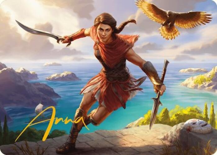 Kassandra, Eagle Bearer Art Card (Gold-Stamped Signature) [Assassin's Creed Art Series] | Exor Games Dartmouth