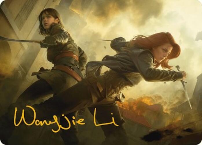 Mary Read and Anne Bonny Art Card (Gold-Stamped Signature) [Assassin's Creed Art Series] | Exor Games Dartmouth