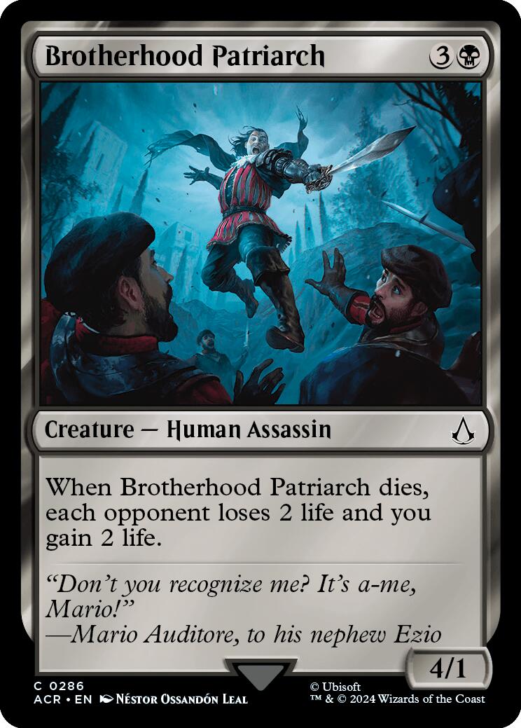 Brotherhood Patriarch [Assassin's Creed] | Exor Games Dartmouth