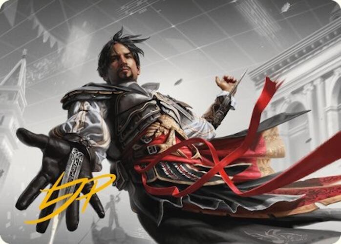 Ezio Auditore da Firenze Art Card (Gold-Stamped Signature) [Assassin's Creed Art Series] | Exor Games Dartmouth