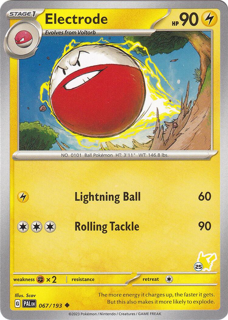 Electrode (067/193) (Pikachu Stamp #25) [Battle Academy 2024] | Exor Games Dartmouth