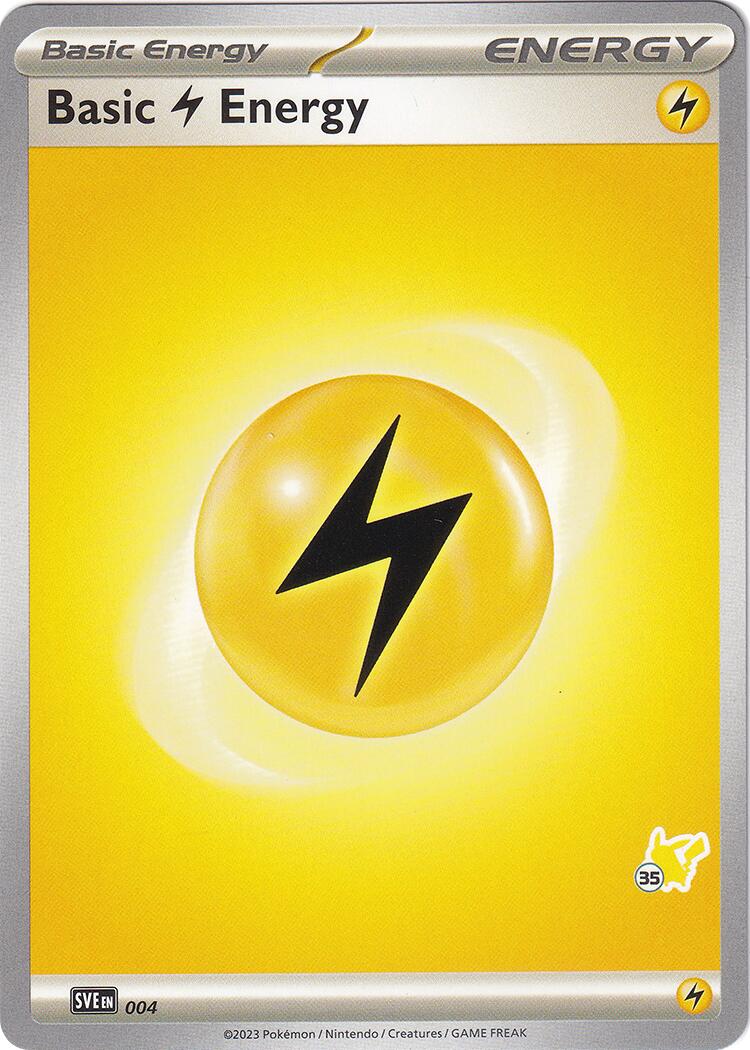 Basic Lightning Energy (004) (Pikachu Stamp #35) [Battle Academy 2024] | Exor Games Dartmouth