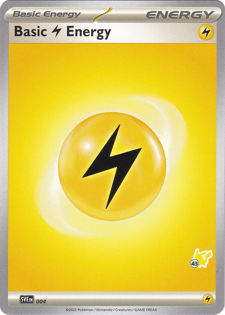 Basic Lightning Energy (004) (Pikachu Stamp #43) [Battle Academy 2024] | Exor Games Dartmouth