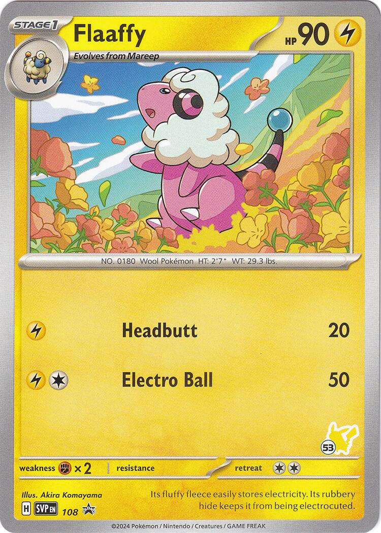 Flaaffy (108) (Pikachu Stamp #53) [Battle Academy 2024] | Exor Games Dartmouth