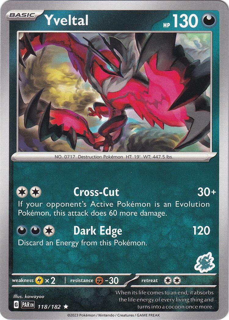 Yveltal (118/182) (Darkrai Deck) [Battle Academy 2024] | Exor Games Dartmouth