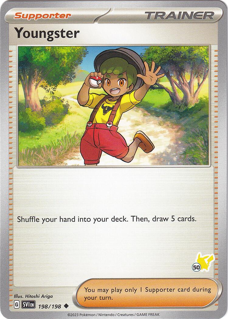 Youngster (198/198) (Pikachu Stamp #50) [Battle Academy 2024] | Exor Games Dartmouth