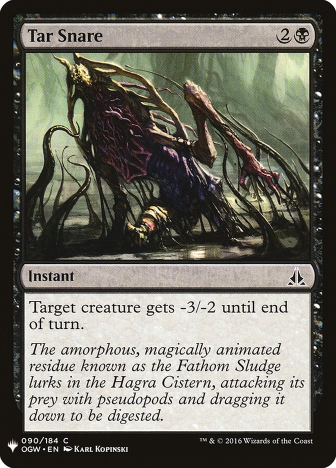 Tar Snare [Mystery Booster] | Exor Games Dartmouth
