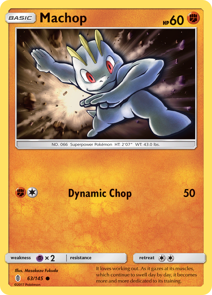 Machop (63/145) [Sun & Moon: Guardians Rising] | Exor Games Dartmouth