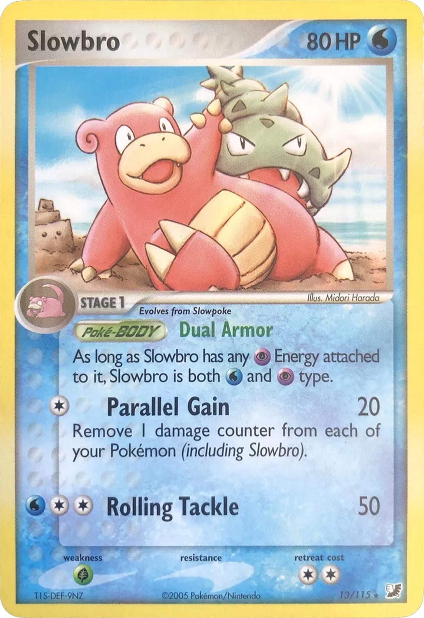 Slowbro (13/115) (Theme Deck Exclusives) [EX: Unseen Forces] | Exor Games Dartmouth