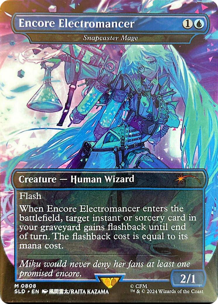 Encore Electromancer - Snapcaster Mage (Rainbow Foil) [Secret Lair Drop Series] | Exor Games Dartmouth