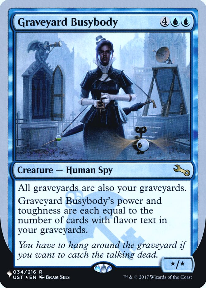 Graveyard Busybody (Unfinity Foil Edition) [The List] | Exor Games Dartmouth