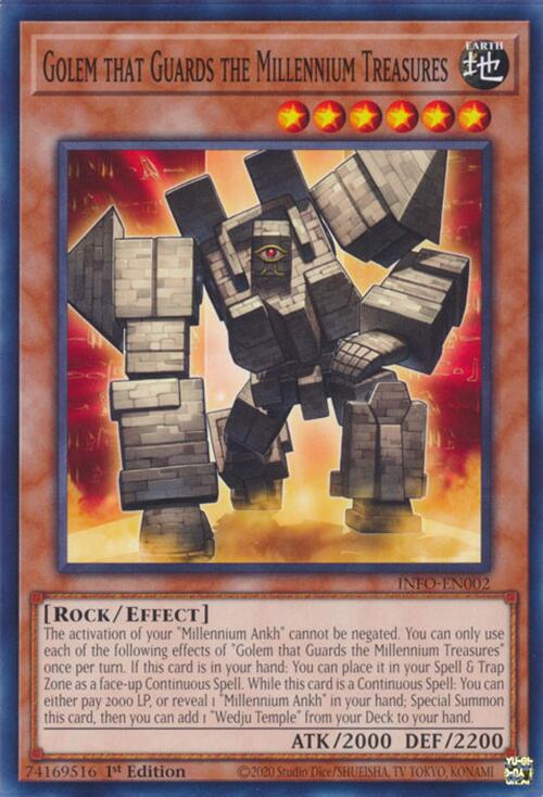Golem that Guards the Millennium Treasures [INFO-EN002] Common | Exor Games Dartmouth