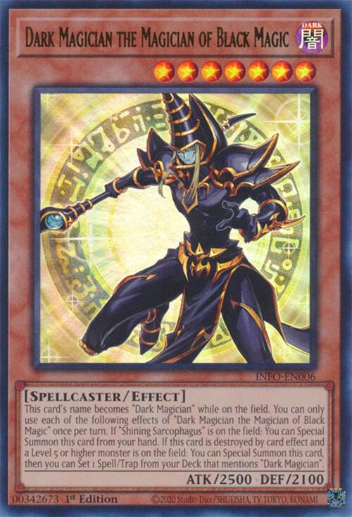 Dark Magician the Magician of Black Magic [INFO-EN006] Ultra Rare | Exor Games Dartmouth