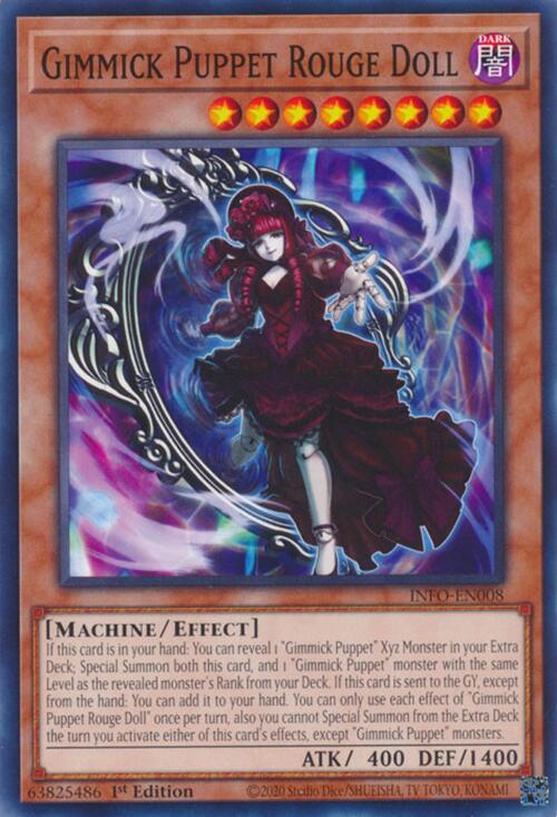 Gimmick Puppet Rouge Doll [INFO-EN008] Common | Exor Games Dartmouth