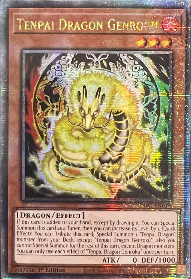 Tenpai Dragon Genroku (Quarter Century Secret Rare) [INFO-EN019] Quarter Century Secret Rare | Exor Games Dartmouth