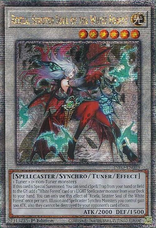 Rciela, Sinister Soul of the White Forest (Quarter Century Secret Rare) [INFO-EN039] Quarter Century Secret Rare | Exor Games Dartmouth