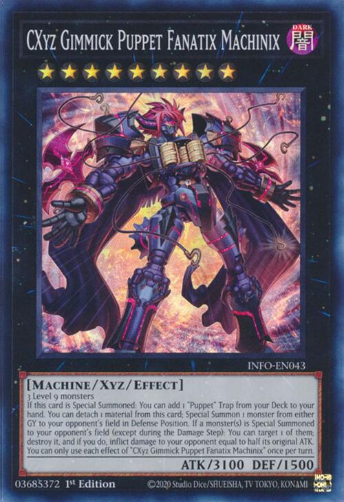 CXyz Gimmick Puppet Fanatix Machinix [INFO-EN043] Super Rare | Exor Games Dartmouth