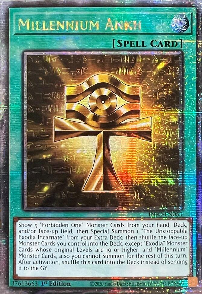 Millennium Ankh (Quarter Century Secret Rare) [INFO-EN053] Quarter Century Secret Rare | Exor Games Dartmouth