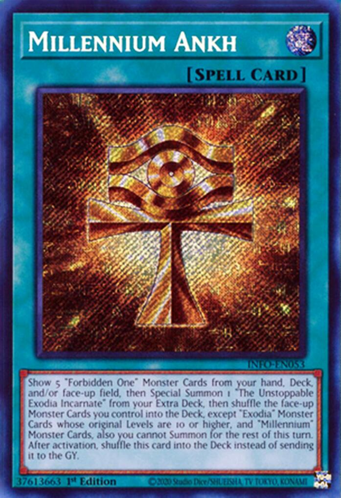 Millennium Ankh [INFO-EN053] Secret Rare | Exor Games Dartmouth