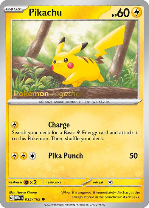 Pikachu (025/165) (PokePost Promo) [Scarlet & Violet: 151] | Exor Games Dartmouth