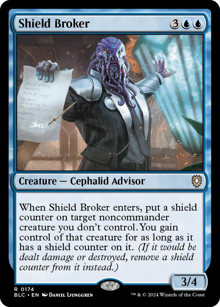 Shield Broker [Bloomburrow Commander] | Exor Games Dartmouth