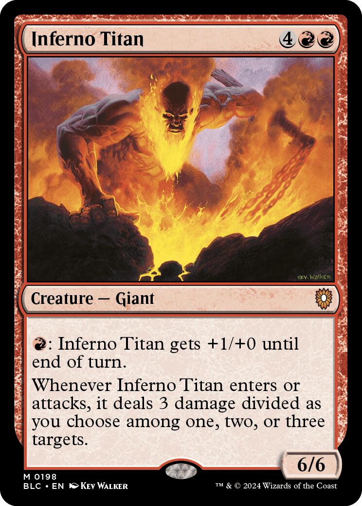 Inferno Titan [Bloomburrow Commander] | Exor Games Dartmouth