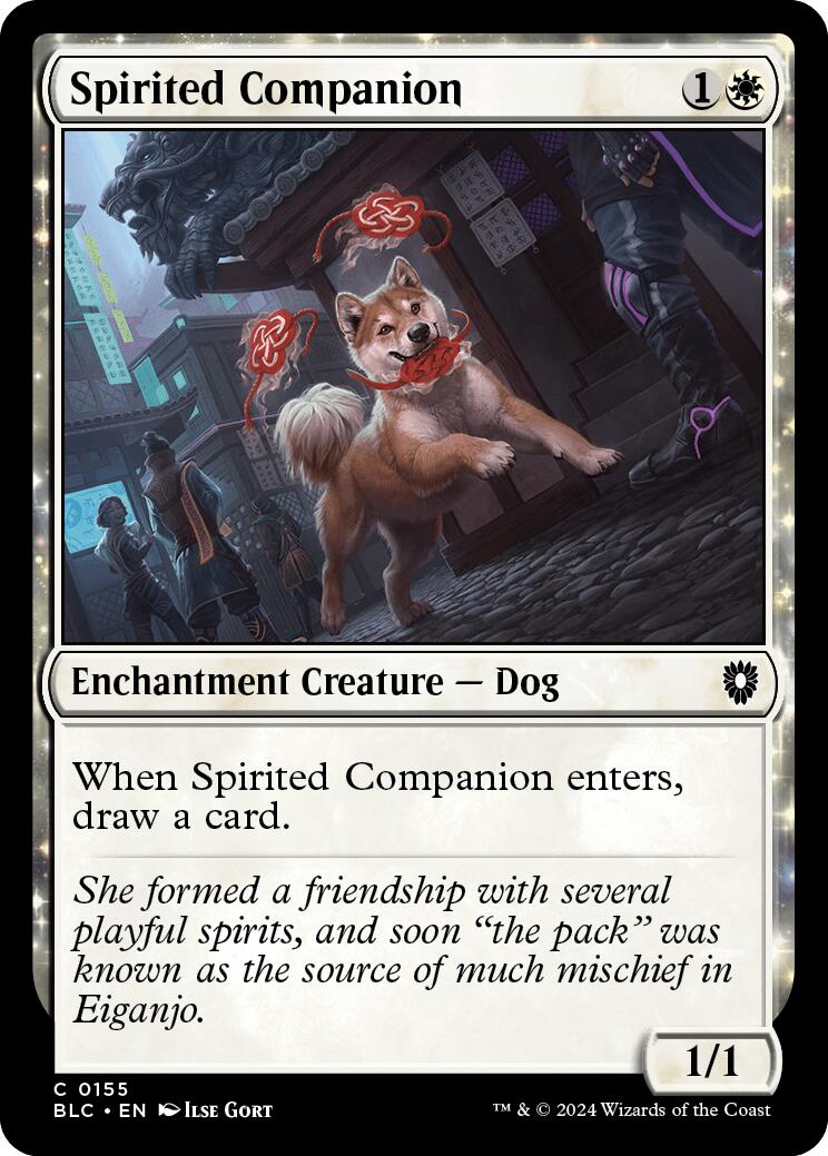 Spirited Companion [Bloomburrow Commander] | Exor Games Dartmouth