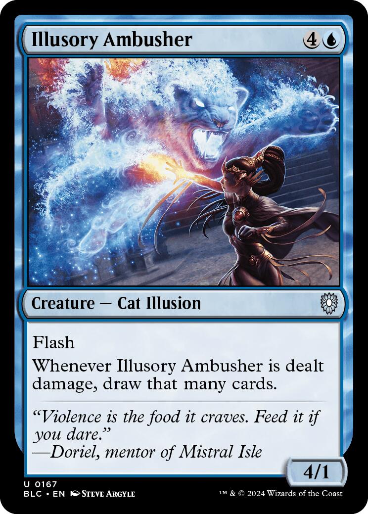 Illusory Ambusher [Bloomburrow Commander] | Exor Games Dartmouth