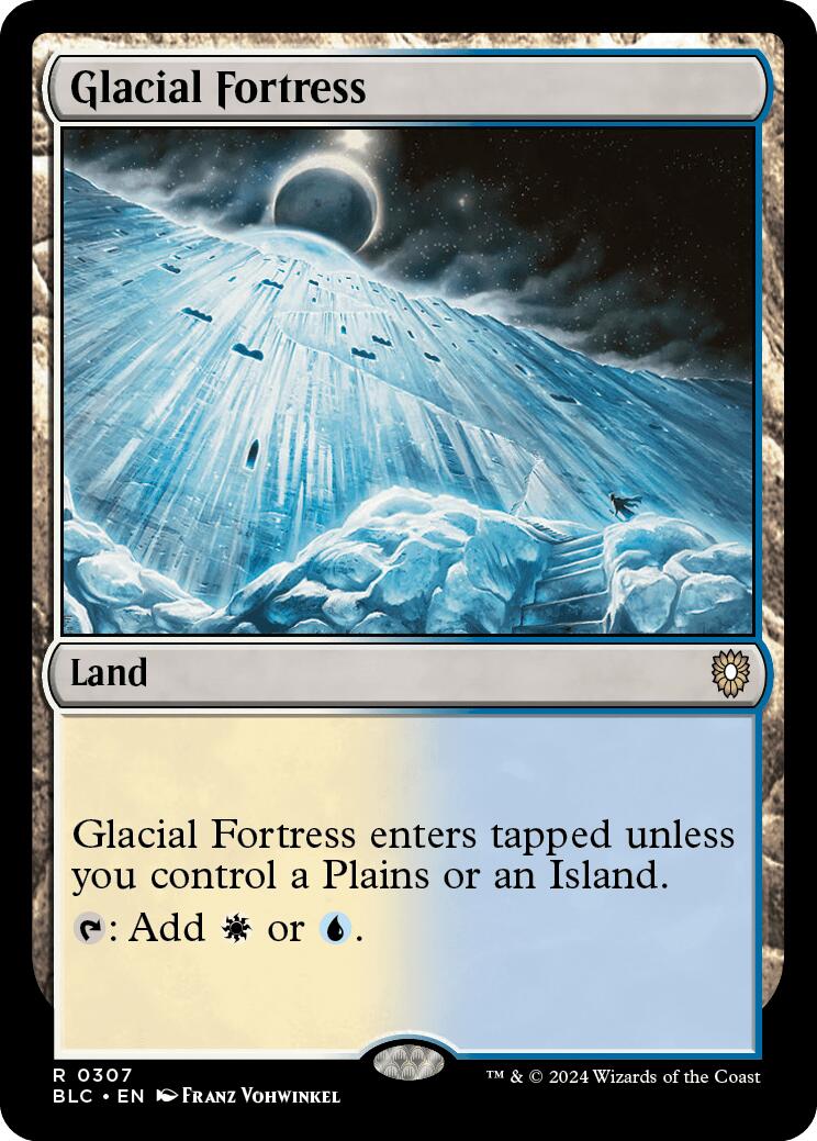 Glacial Fortress [Bloomburrow Commander] | Exor Games Dartmouth