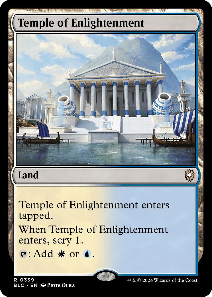 Temple of Enlightenment [Bloomburrow Commander] | Exor Games Dartmouth