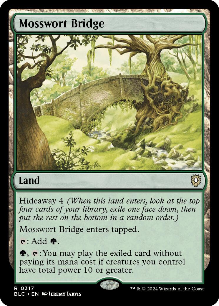 Mosswort Bridge [Bloomburrow Commander] | Exor Games Dartmouth