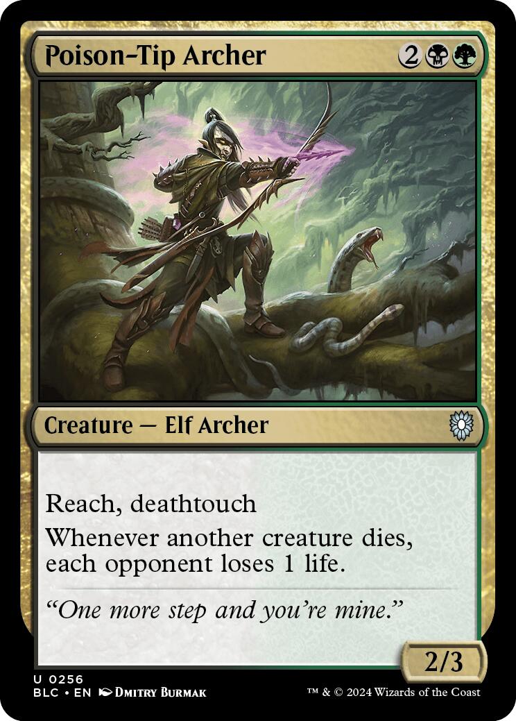 Poison-Tip Archer [Bloomburrow Commander] | Exor Games Dartmouth