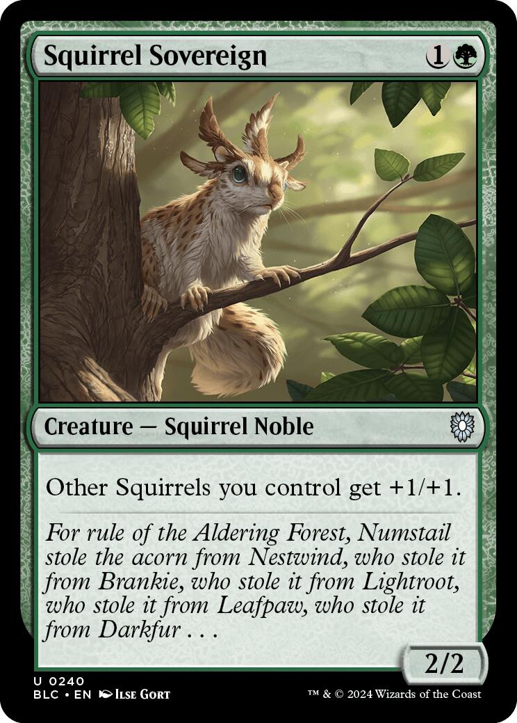 Squirrel Sovereign [Bloomburrow Commander] | Exor Games Dartmouth