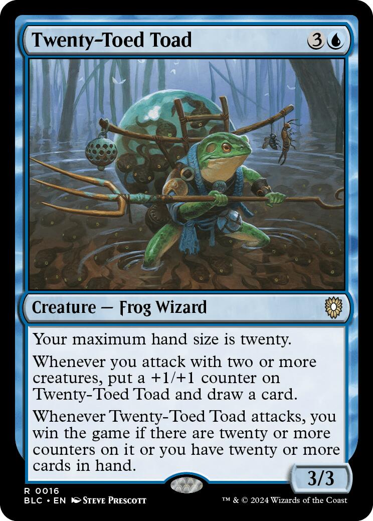 Twenty-Toed Toad [Bloomburrow Commander] | Exor Games Dartmouth