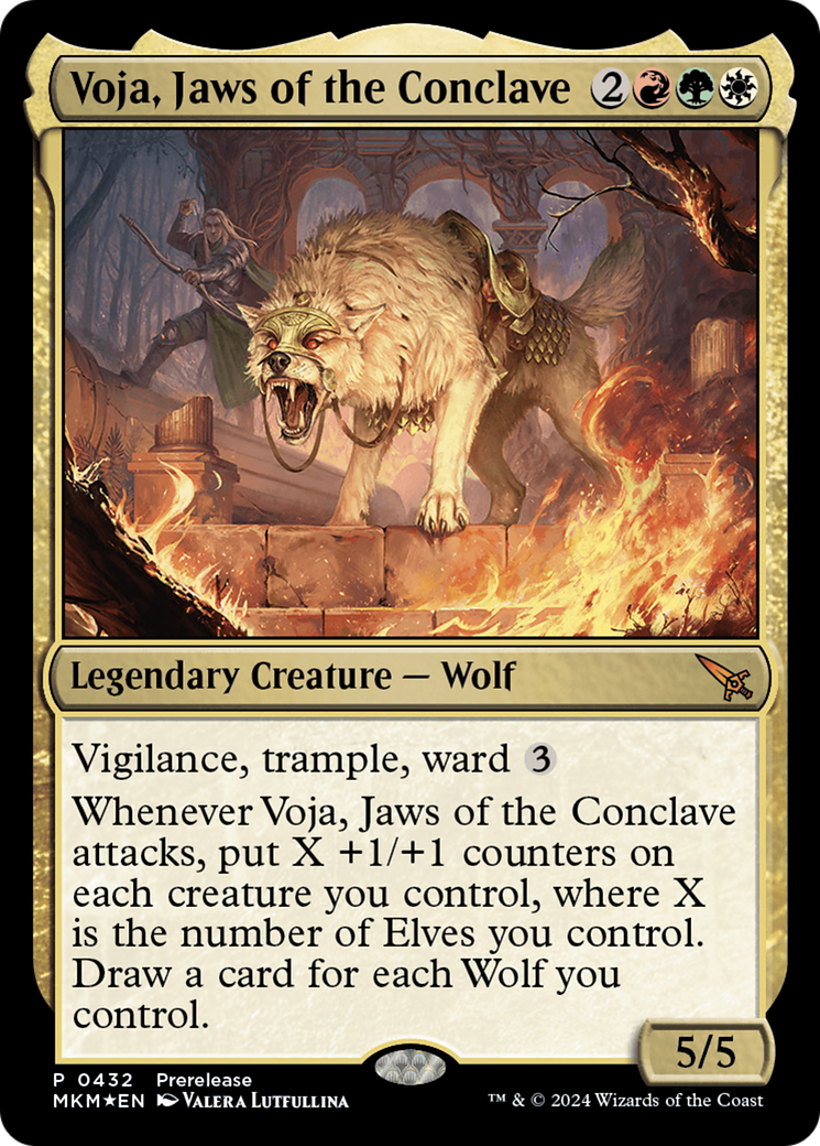 Voja, Jaws of the Conclave [Murders at Karlov Manor Prerelease Promos] | Exor Games Dartmouth