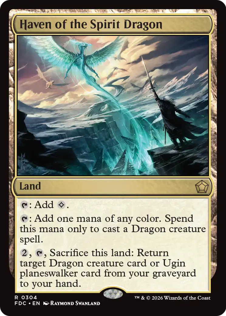 Haven of the Spirit Dragon [Foundations Commander] | Exor Games Dartmouth
