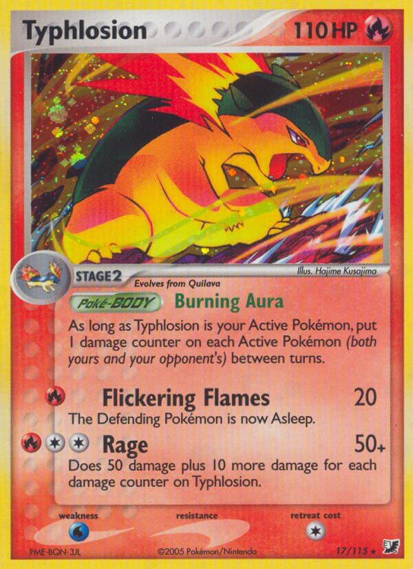 Typhlosion(17/115) (Theme Deck Exclusive) [EX: Unseen Forces] | Exor Games Dartmouth