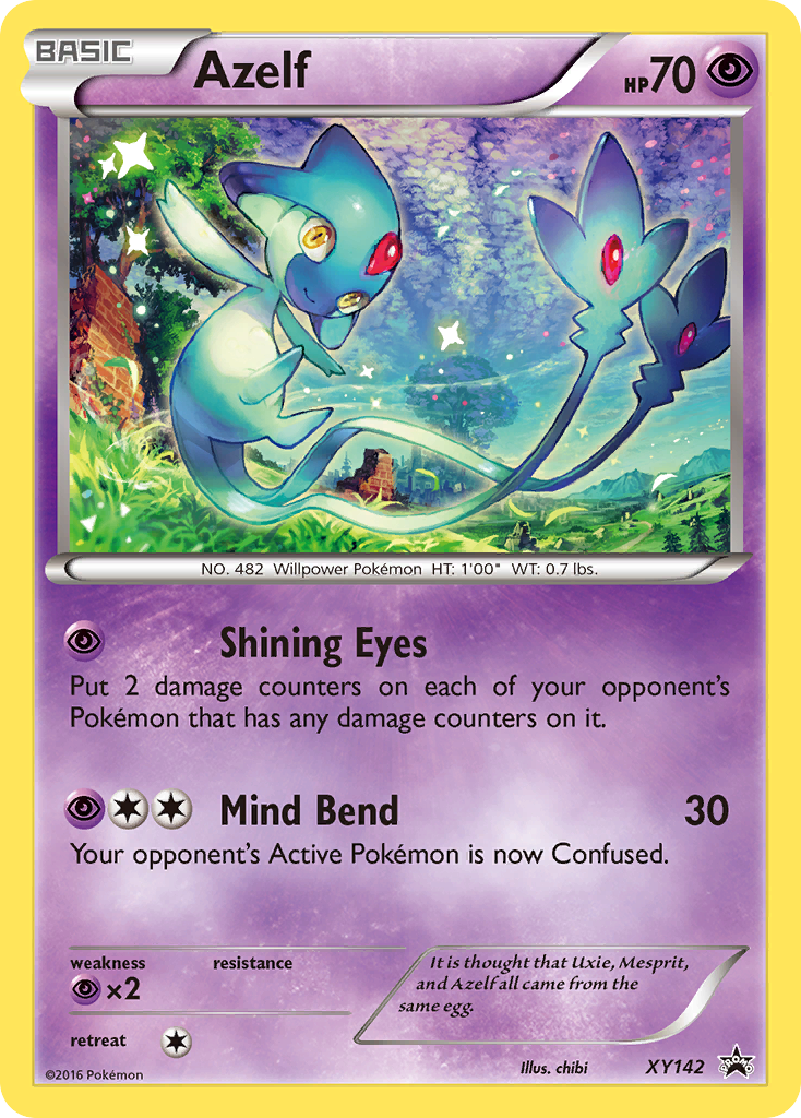 Azelf (XY142) [XY: Black Star Promos] | Exor Games Dartmouth