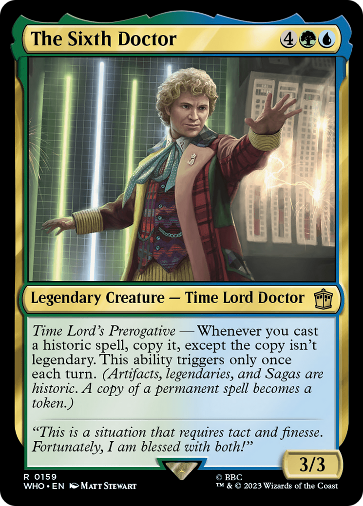 The Sixth Doctor [Doctor Who] | Exor Games Dartmouth