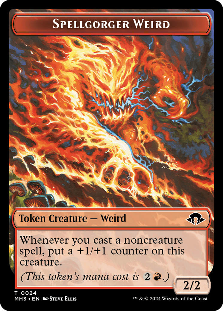 Spellgorger Weird Token [Modern Horizons 3 Tokens] | Exor Games Dartmouth